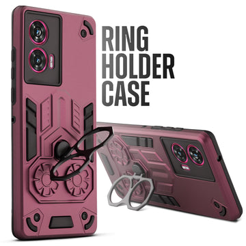 Heavy Duty Shockproof Case with Reinforced Corners for Motorola Moto Edge 50 Fusion 5G , Soft Cushioning & Camera Protection