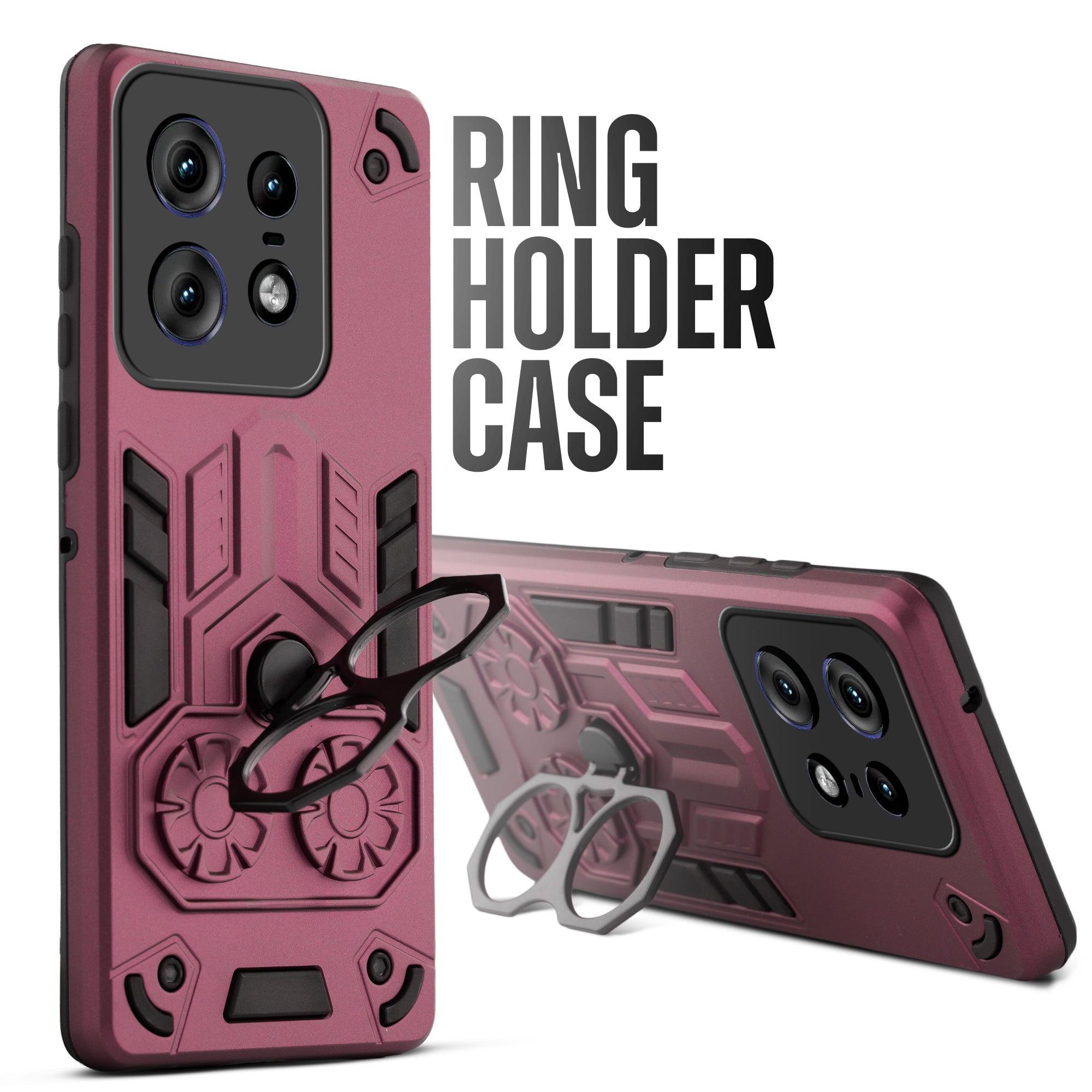 Heavy Duty Shockproof Case with Reinforced Corners for Motorola Moto Edge 50 Pro 5G , Soft Cushioning & Camera Protection