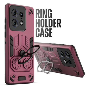 Heavy Duty Shockproof Case with Reinforced Corners for Motorola Moto Edge 50 Pro 5G , Soft Cushioning & Camera Protection