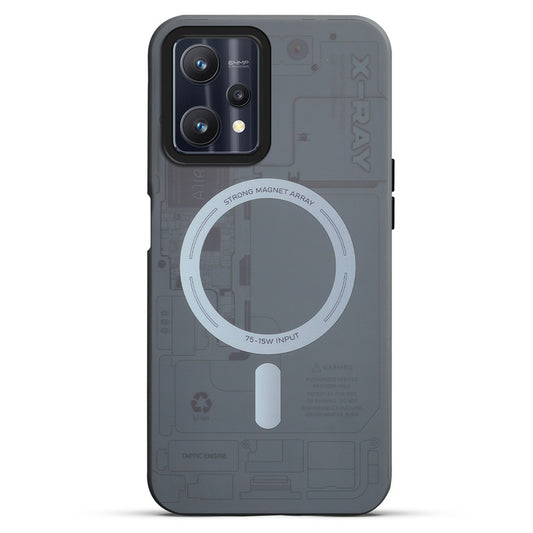 Mechanical Circuit Sector Print Hard Back Cover For Realme 9 Pro 5G