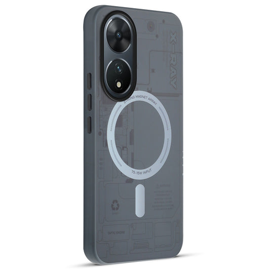 Mechanical Circuit Print Hard Back Cover For Vivo T2 5G