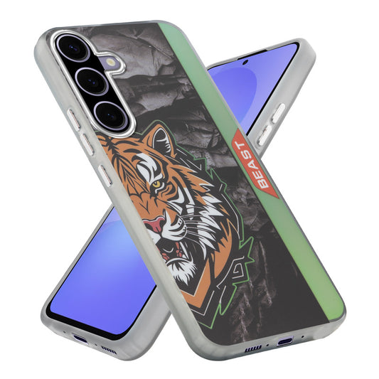 Beast Mode Animal Printed Back Case For Samsung A56 5G With Hard Back & Glow Effect