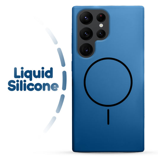 Cloud Feel Silicone Case for Samsung S22 Ultra 5G – Supports Wireless Charging