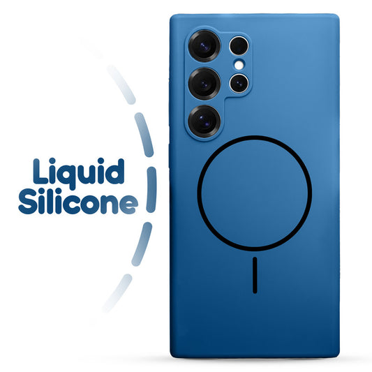 Cloud Feel Silicone Case for Samsung S25 Ultra 5G – Supports Wireless Charging