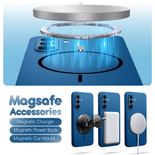 Cloud Feel Silicone Case for Samsung A36 5G – Supports Wireless Charging