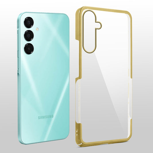 Crystal Clear Premium Case with Shiny Colorful Edges and Precise Cutouts for Samsung A16 5G