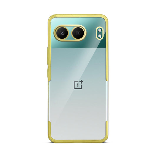 Crystal Clear Premium Case with Shiny Colorful Edges and Precise Cutouts for OnePlus Nord 4 5G