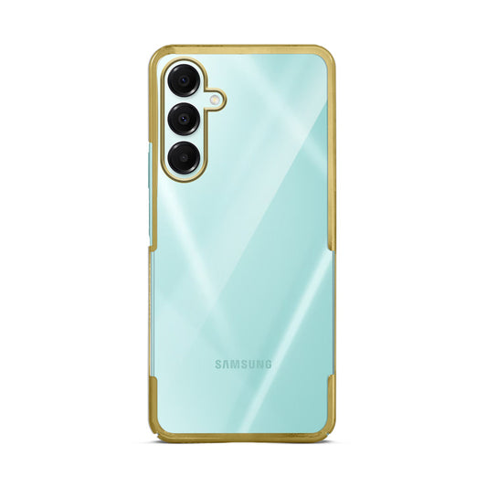 Crystal Clear Premium Case with Shiny Colorful Edges and Precise Cutouts for Samsung A16 5G