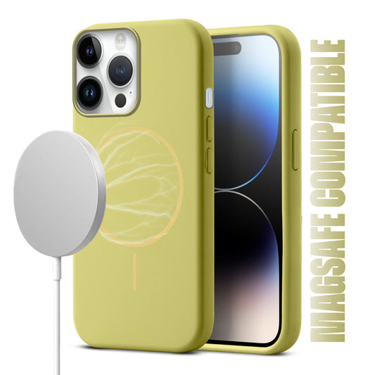 MagSafe Compatible Liquid Silicone Case For Apple iPhone 14 Pro