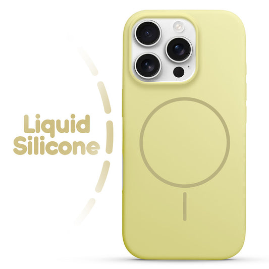 Cloud Feel Silicone Case for Apple iPhone 16 Pro – Supports Wireless Charging