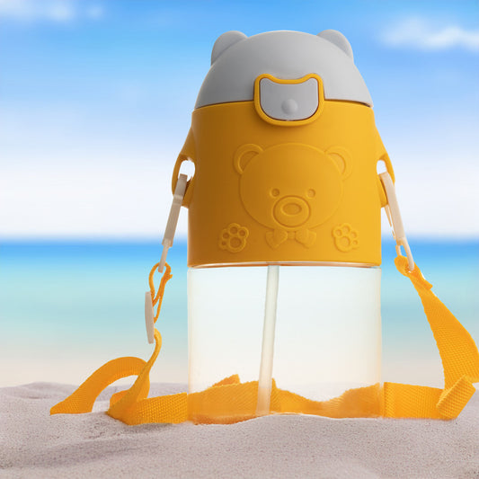 Bear Sipper Strap Bottle