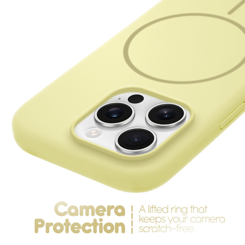 Cloud Feel Silicone Case for Apple iPhone 16 Pro – Supports Wireless Charging