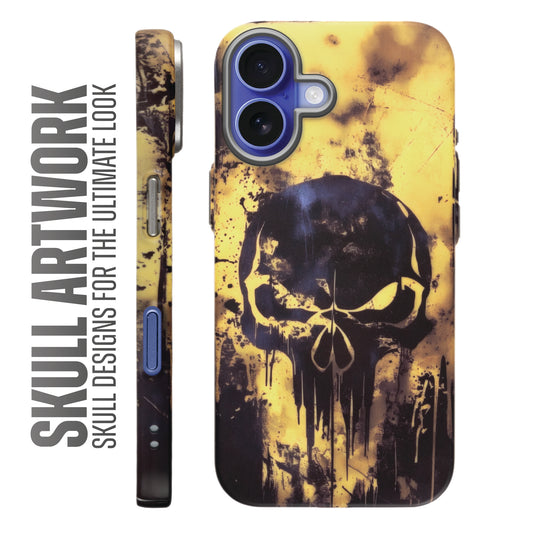 Nightfall Skull Cluster Design With Hard Back Case For Apple iPhone 16 Plus