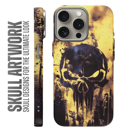 Nightfall Skull Cluster Design With Hard Back Case For Apple iPhone 15 Pro