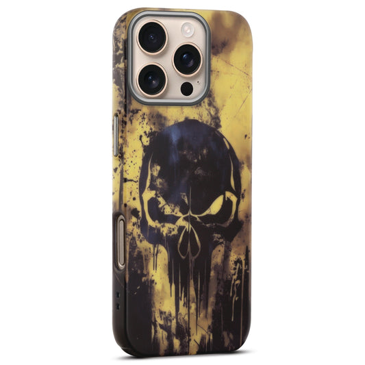 Nightfall Skull Cluster Design With Hard Back Case For Apple iPhone 16 Pro Max