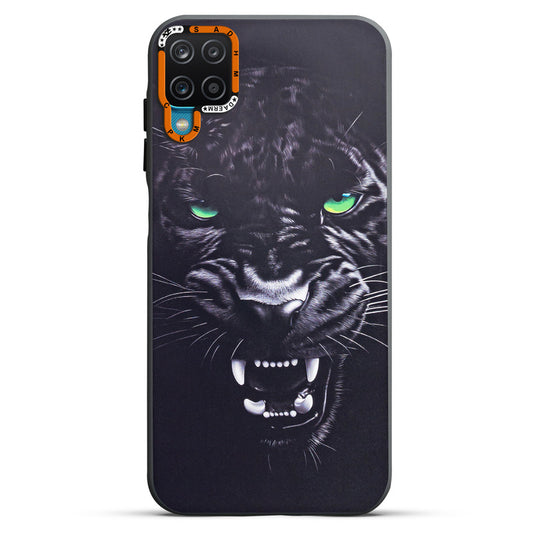 Dark Aesthetic Wild Animal Printed Back Cases For Samsung A12