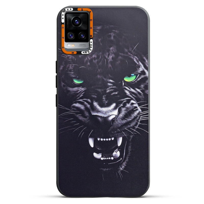 Dark Aesthetic Wild Animal Printed Back Cases For Vivo V20