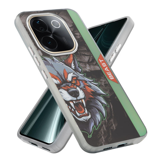 Beast Mode Animal Printed Back Case For Vivo T3 Pro 5G With Hard Back & Glow Effect