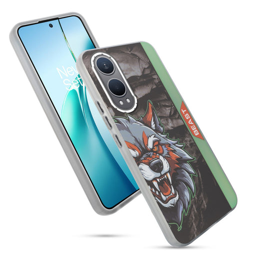 Beast Mode Animal Printed Back Case For OnePlus Nord CE 4 Lite 5G With Hard Back & Glow Effect