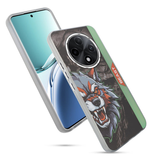 Beast Mode Animal Printed Back Case For Oppo F27 Pro Plus 5G With Hard Back & Glow Effect