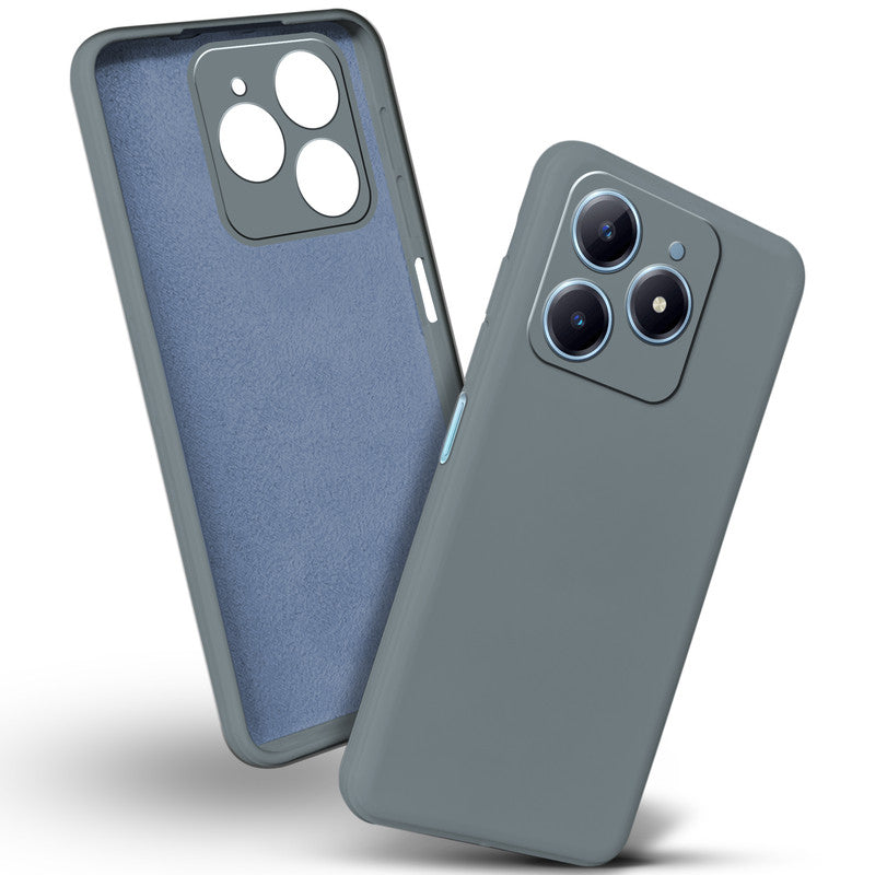 Premium Matte Silicone Back Cover for Realme Narzo N63