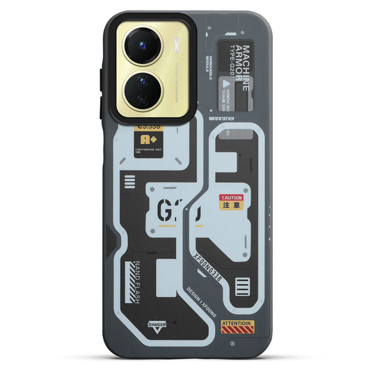 Circuit Printed Back Cover Case Vivo Y16