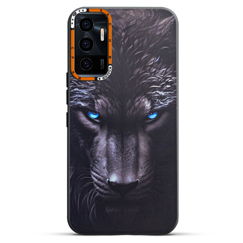 Dark Aesthetic Wild Animal Printed Back Cases For Vivo V23E 5G