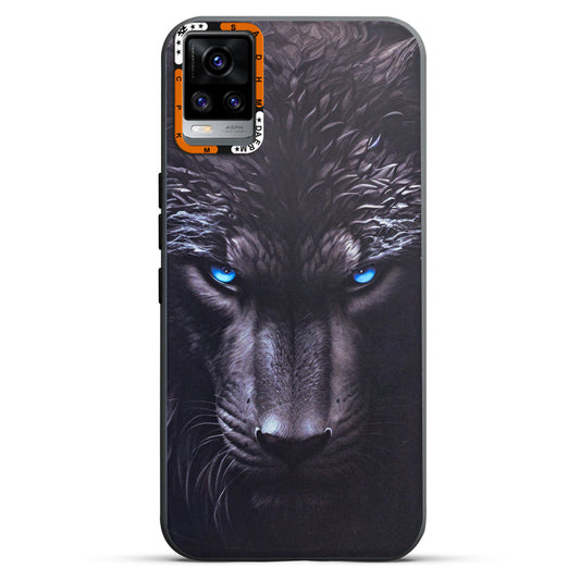 Dark Aesthetic Wild Animal Printed Back Cases For Vivo V20