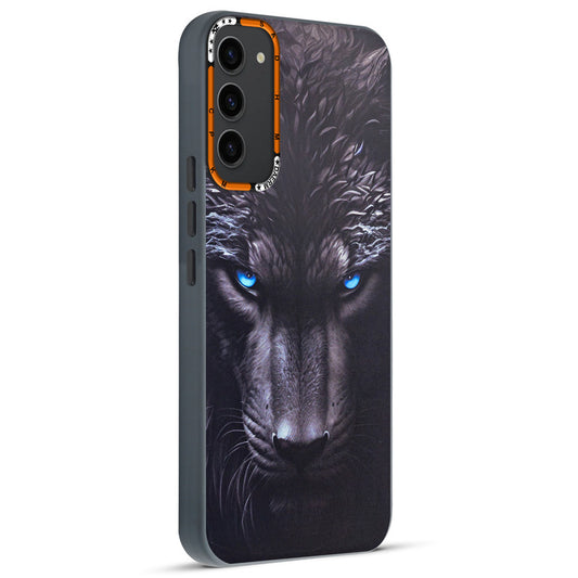 Dark Aesthetic Wild Animal Printed Back Cases For Samsung S23 5G