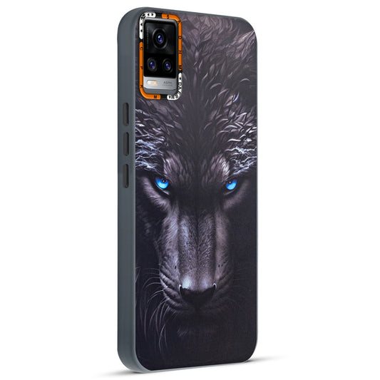 Dark Aesthetic Wild Animal Printed Back Cases For Vivo V20