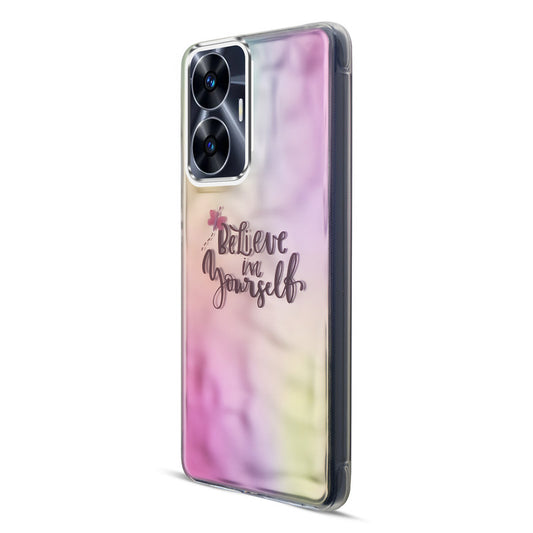 Wrinkle & Artistic Wave Printed Phone Case For Realme C55