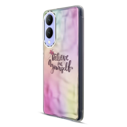 Wrinkle & Artistic Wave Printed Phone Case For Vivo Y17s