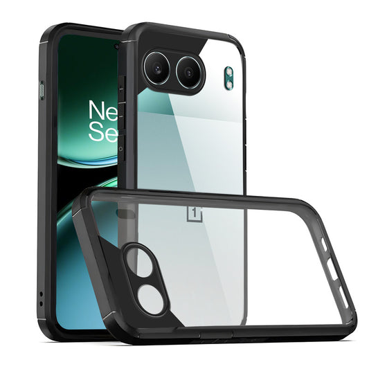 Silicone Border Transparent Back Cover for OnePlus Nord 4 5G