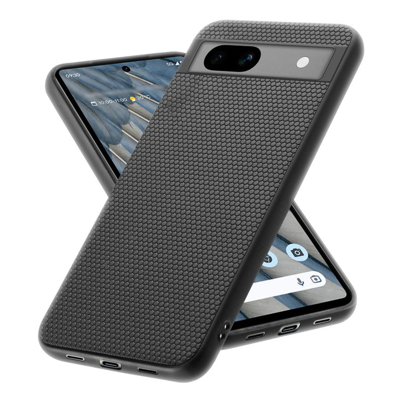 Premium Matte Finish Honeycomb Pattern Back Case For Google Pixel 7A