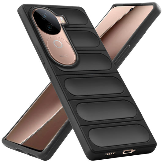 Liquid Soft Silicone Case Minimalistic Design With Matte Ring Camera Protection Back Cover For Vivo V40e 5G