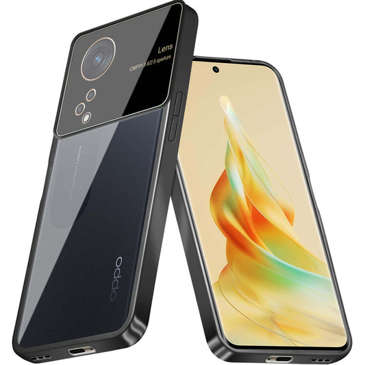 Lens Camera Protection Chrome Case For Oppo Reno 8T 5G