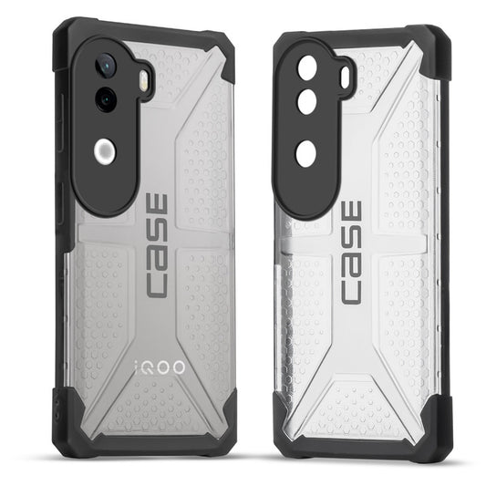 Impact-Resistant Frosty Case with Dual-Layer Protection Back Case For iQOO Z9s 5G