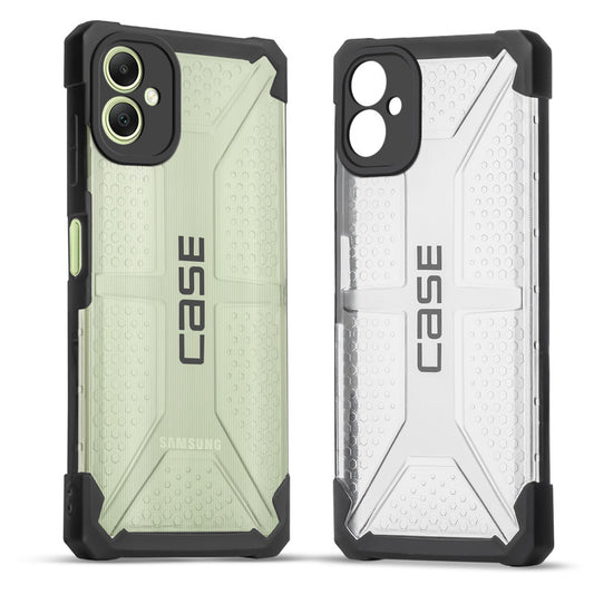 Impact-Resistant Frosty Case with Dual-Layer Protection Back Case For Samsung A06