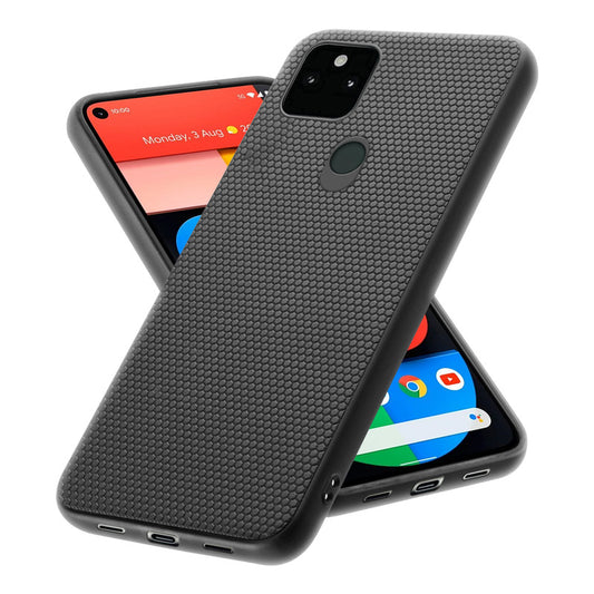 Premium Matte Finish Honeycomb Pattern Back Case For Google Pixel 5A 5G