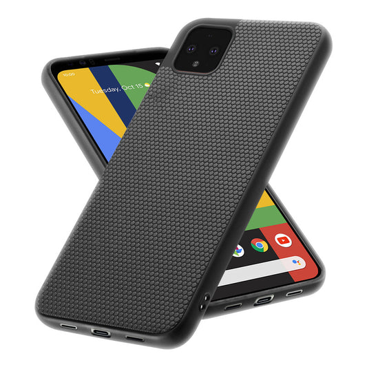 Premium Matte Finish Honeycomb Pattern Back Case For Google Pixel 4