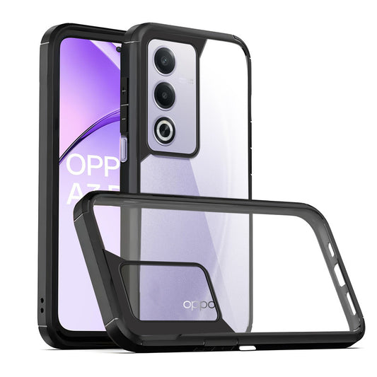 Silicone Border Transparent Back Cover for Oppo A3 Pro 5G