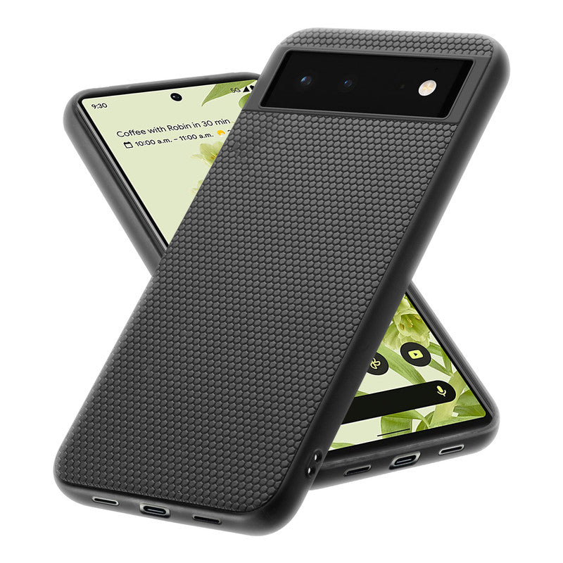 Premium Matte Finish Honeycomb Pattern Back Case For Google Pixel 6