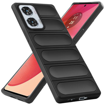  Liquid Soft Silicone Case Minimalistic Design With Matte Ring Camera Protection Back Cover For Motorola Moto Edge 50 Fusion 5G