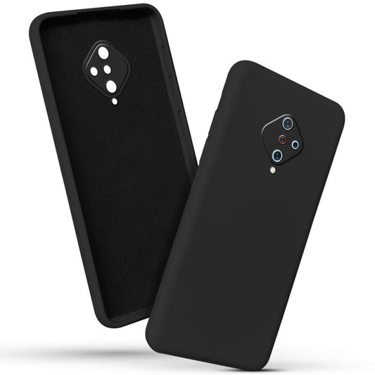 Premium Matte Silicone Back Cover for Vivo S1 Pro