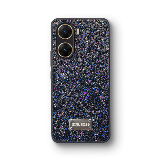 Sparkling Glitter Sequin Case with Camera Shield Back Cover For Vivo V29e 5G
