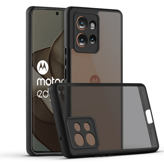 Semi-Transparent Premium Quality Back Cover Case for Motorola Moto Edge 50 5G