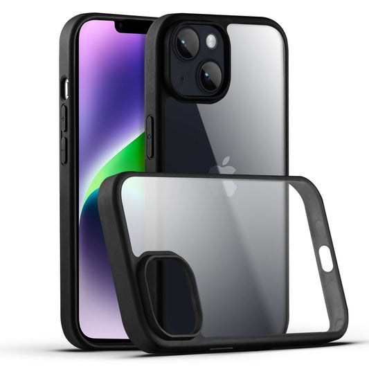 Soft Frame Clear Case For Apple iPhone 15 Plus