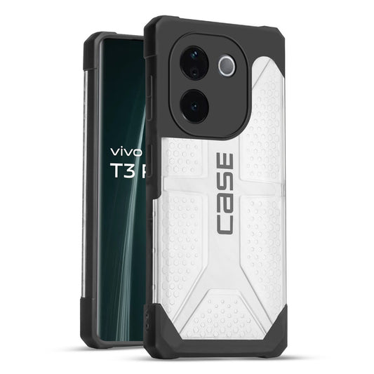 Impact-Resistant Frosty Case with Dual-Layer Protection Back Case For Vivo T3 Pro 5G