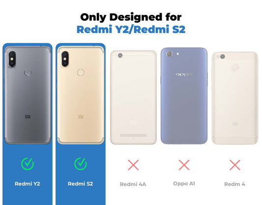 Premium Acrylic Transparent Back Cover for Redmi Y2