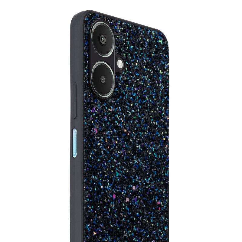 Sparkling Glitter Sequin Case with Camera Shield Back Cover For Redmi 13C 5G